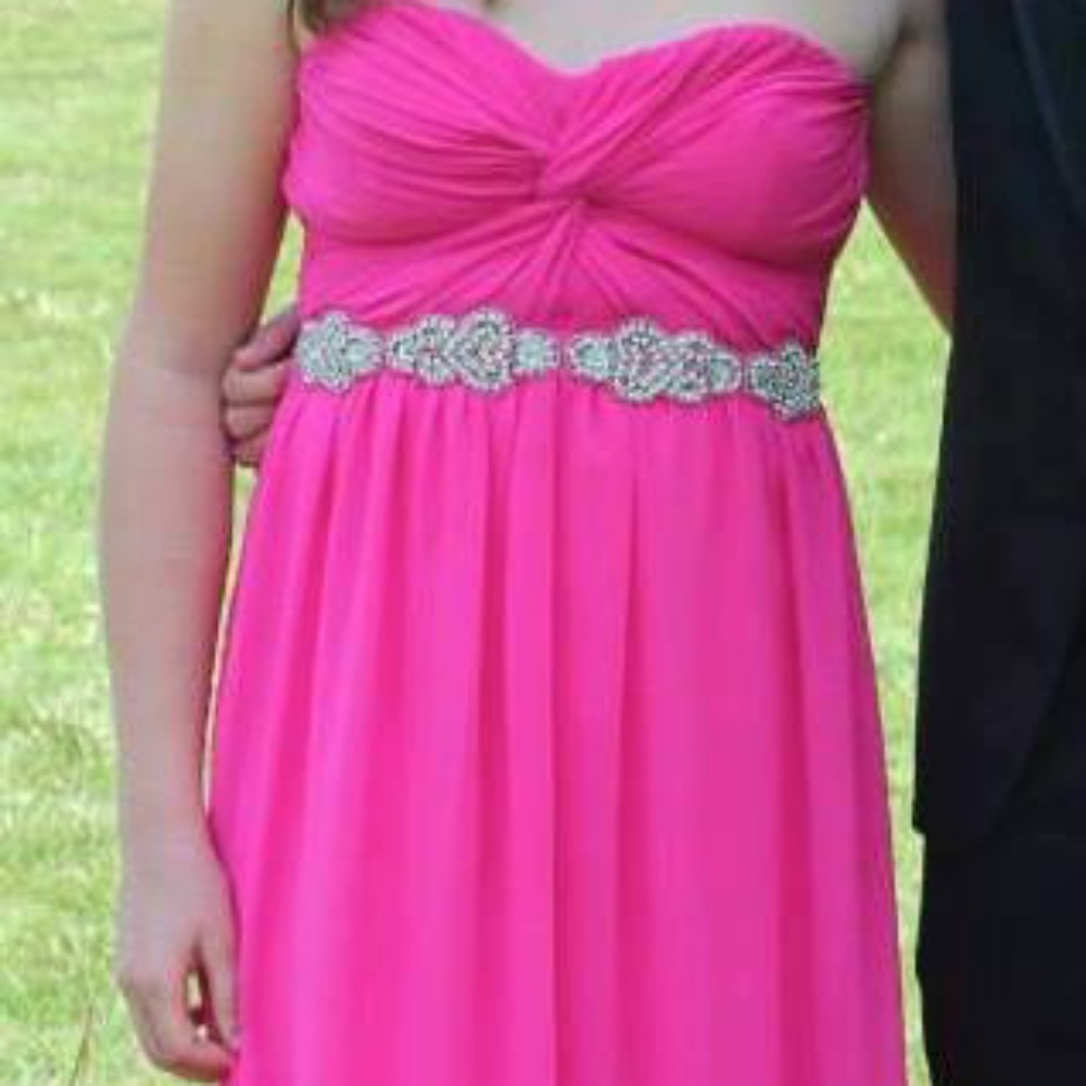 Pink prom dress